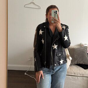 Blank NYC Leather Star Jacket